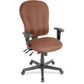 Eurotech 4x4xl High Back Task Chair - Apple Seat Color - Fabric Seat Material - Apple Back Color - Fabric Back Material - High Back - 5-star Base - Armrest - 1 Each