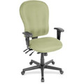 Eurotech 4x4xl High Back Task Chair - Sage Seat Color - Vinyl Seat Material - Sage Back Color - Vinyl Back Material - High Back - 5-star Base - Dillon Sage - Armrest - 1 Each