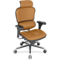 Eurotech Ergohuman Leather Executive Chair - Fiesta Seat Color - Vinyl, Fabric, Leather Seat Material - Fiesta Back Color - Vinyl, Fabric, Leather Back Material - 5-star Base - 1 Each