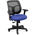 Eurotech Apollo Mid-back Task Chair - Cobalt Seat Color - Vinyl, Fabric Seat Material - Mid Back - 5-star Base - 1 Each