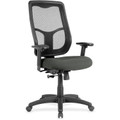 Eurotech Apollo High Back Synchro Task Chair - Ebony Seat Color - Fabric Seat Material - High Back - 5-star Base - 1 Each