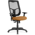 Eurotech Apollo High-back with Ratchet Back - Fiesta Seat Color - Fabric, Vinyl Seat Material - High Back - 5-star Base - Dillon Fiesta - 1 Each