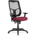 Eurotech Apollo High-back with Ratchet Back - Regency Red Seat Color - Fabric Seat Material - High Back - 5-star Base - 1 Each
