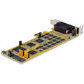 StarTech.com 16-Port Low-Profile Serial Card - RS232 - PCI Express - PCI Express x1 - 16 x DB-9 RS-232 - Serial - Plug-in Card - TAA Compliant