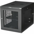 StarTech.com 12U Wall-Mount Server Rack Cabinet - 24 in. Deep - Hinged - For Server, LAN Switch, Patch Panel - 12U Rack Height23.80" Rack Depth - Wall Mountable - Black - Steel, Steel Mesh - 198.42 lb Maximum Weight Capacity