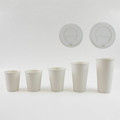 Genuine Joe 12 oz Disposable Hot Cups - 12 fl oz - White - Polyurethane - Hot Drink, Beverage - 50/Pack - 5 / Bundle