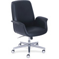 La-Z-Boy ComfortCore Gel Seat Collaboration Chair - Black Seat Color - Faux Leather Seat Material - Black Back Color - Faux Leather Back Material - 1 Each