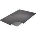 Deflecto Ergonomic Sit-Stand Chair Mat for Multi-surface - Workstation - 60" Length x 46" Width x 0.800" Depth - Rectangular - Foam - Black - 1 Each