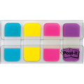 Post-it&reg; Easy Dispenser Tabs - 40 Tab(s) - 0.63" Tab Width - Self-adhesive - Pink, Purple, Yellow, Blue Tab(s) - 40 / Pack