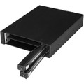 StarTech.com Dual-Bay 2.5" SATA SSD / HDD Rack for 3.5" Bay - Trayless - RAID - 2 x HDD Supported - 2 x SSD Supported - Serial ATA/600 Controller - RAID Supported - 0, 1, Concatenation, JBOD RAID Levels - 2 x Total Bays - 2 x 2.5" Bay - Internal