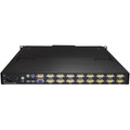 StarTech.com 16 Port KVM Console for Server Rack - Rackmount LCD - 19in - 1U - 16 Computer(s) - 19" LCD - SXGA - 1280 x 1024 - 2 x PS/2 Port - 2 x USB - 1 x VGA - 17 - Daisy Chain - Keyboard - TouchPad - 1U High - PC