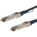 StarTech.com Twinaxial Network Cable - 22.97 ft Twinaxial Network Cable for Network Device, Server, Switch, Transceiver - First End: 1 x QSFP+ Network - Male - Second End: 1 x QSFP+ Network - Male - 40 Gbit/s - 24 AWG - Black - 1 Each