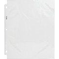 Business Source Poly Sheet Protectors - 11" Height x 9" Width - For Letter 8 1/2" x 11" Sheet - 3 x Holes - Ring Binder - Top Loading - Rectangular - Clear - Polypropylene - 100/Box - 5 / Carton