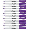 Sharpie Precision Permanent Markers - Ultra Fine Marker Point - Purple Ink - Alcohol Based - 12 / Box