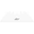 Slice Replacement Ceramic Utility Blades - 2.40" Length - Non-conductive, Non-magnetic, Rust Resistant, Reversible, Non-sparking - Zirconium Oxide - White - 2 / Pack
