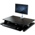 StarTech.com Multipurpose Desktop Riser - Up to 30" Screen Support - 28.10 lb Load Capacity - 6.30" Height x 35" Width - Desktop - Steel, Medium Density Fiberboard (MDF), Plastic - Black