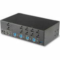 StarTech.com 4 Port HDMI KVM Switch - 4K 30Hz - Dual Display - 4 Computer(s) - 1 Local User(s) - 3840 x 2160 - 10 x USB - 10 x HDMI - Rack-mountable, Desktop - TAA Compliant