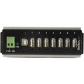 StarTech.com 7-Port Industrial USB 2.0 Hub with ESD Protection & 350W Surge Protection - USB Type B - External - 7 USB Port(s) - 7 USB 2.0 Port(s) - PC - TAA Compliant