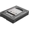 StarTech.com Drive Bay Adapter for 3.5" SATA/600, Serial Attached SCSI (SAS) - 6Gb/s SAS Host Interface Internal - Silver, Black - 1 x HDD Supported - 1 x SSD Supported - 1 x Total Bay - 1 x 2.5" Bay - Aluminum, Plastic