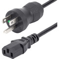 StarTech.com Standard Power Cord - For Monitor, Computer - 125 V AC / 10 A - Black - 10 ft Cord Length - NEMA 5-15P / IEC 60320 C13 - North America - 1 Each