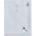 Business Source String Closure Top-open Poly Envelope - Inter-department - 10" Width x 13" Length - String/Button - Clear - 1 Each
