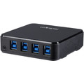 StarTech.com 4X4 USB 3.0 Peripheral Sharing Switch - Micro USB - External - 8 USB Port(s) - 8 USB 3.0 Port(s)