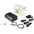 StarTech.com Drive Dock SATA/600 - USB 3.1 Type C Host Interface - UASP Support External - Black - Hot Swappable Bays - 4 x HDD Supported - 4 x SSD Supported - 4 x Total Bay - 4 x 2.5"/3.5" Bay - Plastic
