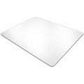 Floortex Evolutionmat Hard Floor Rectangular Chairmat - Hard Floor - 60" Length x 48" Width x 0.075" Depth x 0.080" Thickness - Rectangular - Clear - 1 Each