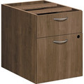 HON Foundation Pedestal File - 2-Drawer - 20.5" Height x 15.5" Width x 20.6" Depth - 2 x File, Box Drawer(s) - Finish: Pinnacle, Thermofused Laminate (TFL) - 1 Each