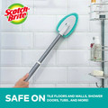 Scotch-Brite Bath Scrubber - 24" Handle Length - Plastic Handle - 1 Each