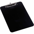 Business Source Shatterproof Clipboard - 8 1/2" x 11" Sheet Size - Plastic - Black - 1 Each