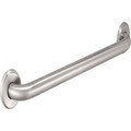 Genuine Joe Grab Bar - 3.3" Width x 3.3" Height x 21.3" Length - Silver - Stainless Steel - 1 Each