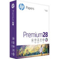 HP Papers Premium28 Laser Paper - Bright White - 100 Brightness - Letter - 8 1/2" x 11" - 28 lb Basis Weight - 320 g/m&#178; Grammage - Smooth - Uncoated, ColorLok Technology, Heavyweight - Bright White - 500 / Ream