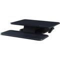 Lorell Cantilever Desk Riser - 15.75" Height x 25.25" Width - Desktop - Black