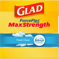 Glad ForceFlex MaxStrength X-Large Kitchen Drawstring Trash Bags - Fresh Clean with Febreze Freshness - Large Size - 20 gal Capacity - 32.01" Length x 24.02" Width - Drawstring Closure - Gray - Home, Garbage, Office, Kitchen - 30/Box - 360 / Pallet