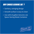 Genuine Joe Space-saving Container Swing Lid - Rectangular - Gray - 4 / Carton