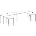 Boss 2 - L Shaped Desk Units, 2 Pedestals - 29.5" Height x 60" Width x 24" Depth - Finish: Driftwood - 1 Each