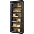 Martin Bookcase - 5 Shelve(s) - 4 Adjustable Shelf(ves) - Finish: Aged Ebony, Warm Honey - 1 Each