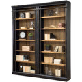 Martin Bookcase - 5 Shelve(s) - 4 Adjustable Shelf(ves) - Finish: Aged Ebony, Warm Honey - 1 Each