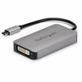 StarTech.com USB-C to DVI Adapter - Dual-Link Connectivity - Active Conversion - 1 x 24-pin USB Type C USB 3.1 Male - 1 x 29-pin DVI-I (Dual-Link) Video Female - 2560 x 1600 Supported - Space Gray - 1 Each