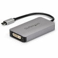 StarTech.com USB-C to DVI Adapter - Dual-Link Connectivity - Active Conversion - 1 x 24-pin USB Type C USB 3.1 Male - 1 x 29-pin DVI-I (Dual-Link) Video Female - 2560 x 1600 Supported - Space Gray - 1 Each
