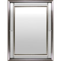 Lorell Hanging Mirror - Rectangular - Silver - 1 Each