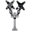 StarTech.com ARMDUALPS Desk Mount for Monitor - Silver - TAA Compliant - 2 Display(s) Supported - 27" Screen Support - 44.09 lb Load Capacity - 75 x 75, 100 x 100 - Aluminum - 1 Each