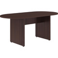 Lorell Essentials Oval Conference Table - 29.5" Height x 72" Width x 36" Depth x 1.3" Thickness - 1 Each
