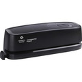 Business Source Electric Hole Punch - 3 Punch Head(s) - 10 Sheet of 20lb Paper - 9/32" Punch Size - 2.6" Width x 11.9" Depth x 3.2" Height - Black