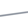 Lorell Single-Wide Horizontal Panel Strip for Adaptable Panel System - 33.12" Width x 0.50" Depth x 1.75" Height - Aluminum - Silver - 1 Each