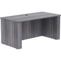 Lorell Essentials Series Sit-to-Stand Desk Shell - x 0.1" Thickness Top, 49" Height x 60" Width x 29" Depth - Finish: Weathered Charcoal - 1 Each