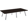 Special-T 60x108 AIM XL Conference Table - Laminated Top - 108" Table Top Width x 60" Table Top Depth - 29" Height - Assembly Required - Ebony Recon - 1 Each