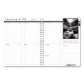 Black-on-white Photo Weekly Appointment Book, Landscapes Photography, 11 X 8.5, Black Cover, 12-month (jan To Dec): 2022