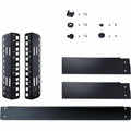 StarTech.com 4U Open Frame Desktop Rack - 2-Post - For A/V Equipment, LAN Switch, Patch Panel, Server - 4U Rack Height - Floor Standing - Black - Steel - 88.20 lb Maximum Weight Capacity - TAA Compliant